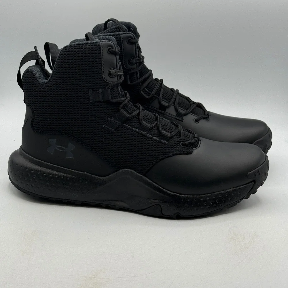 Under Armour Micro G Valsetz Shoes Mens Size 13 Black Black Tactical 3028316-001